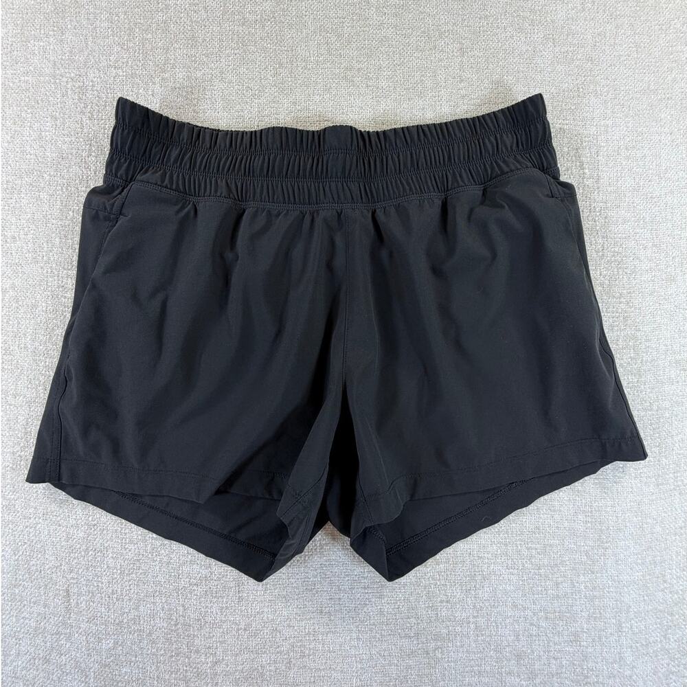 Free Fly Women's XL Black Breeze Pull On Unlined Running Athletic Shorts Casual
